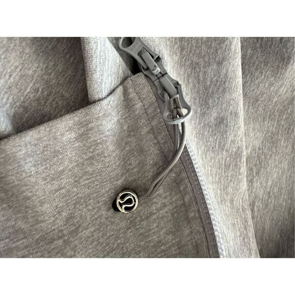 Lululemon active hoodie zip up jacket -sz 6- lavender - full zip- scuba - Picture 6 of 8